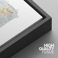 thumbnail image 4 of IDEA4WALL Framed Canvas Print Wall Art Set of 3 Dark Pastel Paint Stroke Collage Illustrations Abstract Geometric Modern Art Color Block Wall Decorative Artwork for Room Decor - Black 24"x36"x3, 4 of 5