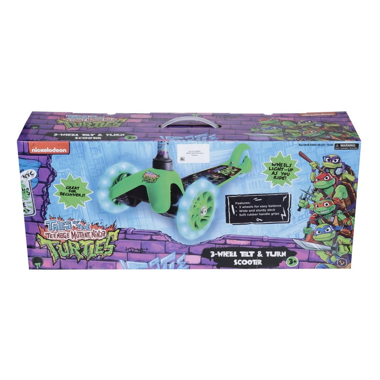 ミュータントタートルズ　乗り物3点 T eenage mutant ninja Teenage Mutant Ninja Turtles Light up Wheels Tilt and Turn Toddler