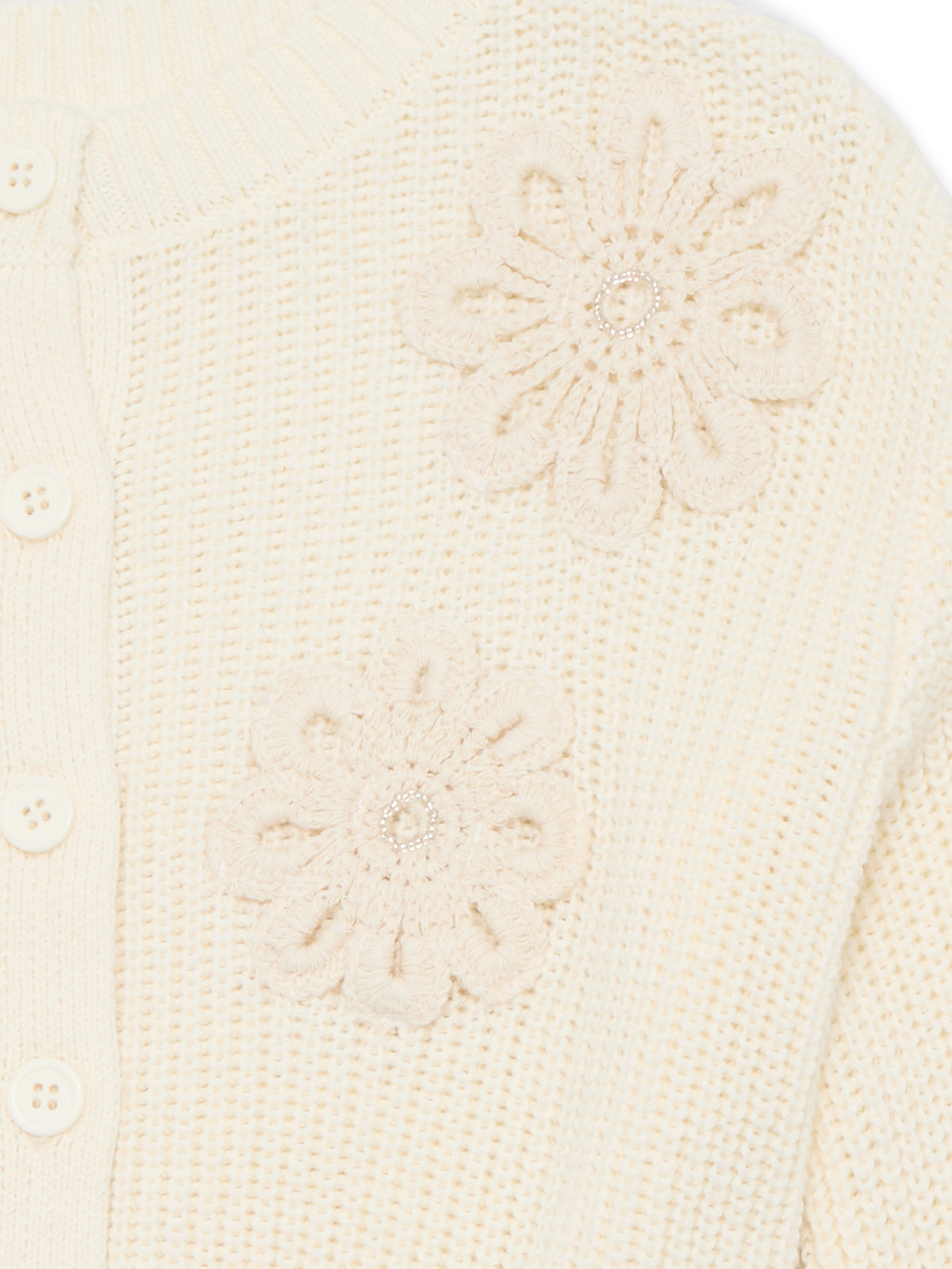 Wonder Nation Girls Crewneck Cardigan with Long Sleeves, Sizes 4-18 & Plus