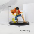 thumbnail image 1 of Figura de anime de One Piece Fire Fist Luffy Ace Ghost Slayer Zoro Demon Wind Leg Sanji, adornos de modelos periféricos, 1 of 5