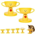 thumbnail image 1 of Bol pour Chat Réglable, Plat d'Alimentation Surélevé à 30° avec Support Incliné/bols Empilables/cinq Niveaux de Hauteur Réglables pour Chats et Chatons, Ensemble Ergonomique pour Nourriture et Eau pour Animaux (2 Pcs-ABS), 1 of 7