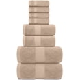thumbnail image 2 of Juego de toallas White Classic Luxury 100% algodón turco, 8 piezas, 2 of 8