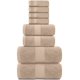 thumbnail image 2 of Juego de toallas White Classic Luxury 100% algodón turco, 8 piezas, 2 of 8