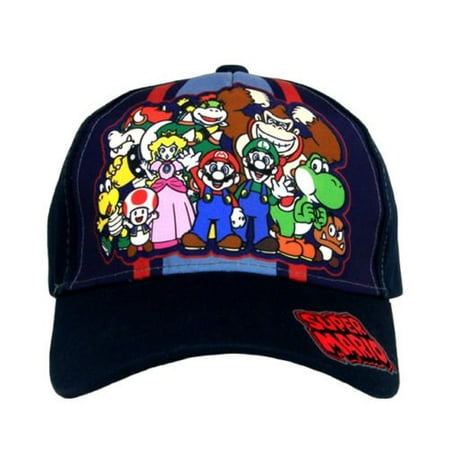 Super Mario Boys Baseball Cap Hat, One Size Fits Most By Generic