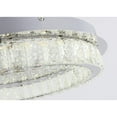 thumbnail image 2 of Bethel International LED Flush Mount Chrome Stainless Steel & Crystal, 2 of 2