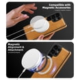 thumbnail image 2 of Allytechgroup Compatible with Magsafe 2 in 1 Detachable Samsung Galaxy S25 Ultra Wallet Case, PU Leather RFID Blocking Flip Kickstand with Card Holder for Samsung Galaxy S25 Ultra, Brown, 2 of 9