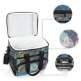 thumbnail image 6 of FORMRS Insulated Cooler Bag 24 Cans Capacity Soft Leakproof Lunch Box with Side Pockets, Blue Tree, 6 of 7