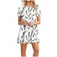 thumbnail image 1 of Vestidos de Verano de Mujer Cuello Redondo Manga Corta Impreso, Ligero Y Cómodo Vestidos Casuales para Mujeres, 1 of 8