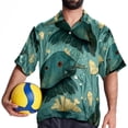 thumbnail image 4 of Platypus Men's Short Sleeve Beach Shirts, Casual Printed Poplin Button Down, Unisex Summer Hawaiian Shirt, 4 of 6
