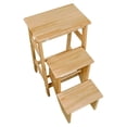 thumbnail image 6 of Boraam Wood Niko Folding 30" Step Stool - Natural Finish, 6 of 7