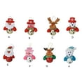 thumbnail image 2 of Cateissary Campana de árbol de Navidad fiesta temática Festival colgante de Navidad decorativo de temporada DIY puerta frontal al aire libre Kits de decoración para fiestas colorido tipo 2, 2 of 6