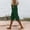 Green, variant on JJHGVB Cotton Linen Capris for Women Dress Shorts for Women Beach Boho Pants Resort Wear for Women 2026 Womens Linen Shorts Below the Knee Bermuda Shorts Beach Resort Pants Wide Leg Capri Black L