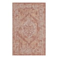 thumbnail image 3 of Unique Loom Outdoor Traditional Collection Area Rug - Valeria (3' 1" x 5' 3" Rectangle Rust Red/Ivory), 3 of 7
