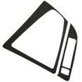 thumbnail image 4 of Cubierta del panel de cambio de marchas, 2 piezas Marco de ajuste del panel de cambio de marchas Reemplazo de decoración de fibra de carbono para M3 M4 F80 F82 F83 2014-2019 LHD 6 botones, 4 of 14