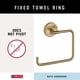 thumbnail image 3 of Toallero de mano de bronce champaña para baño, soporte cuadrado para toalla de baño para cocina, accesorios de baño, 3 of 9