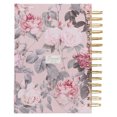 thumbnail image 2 of Christian Art Gifts Journal w/Scripture More Precious Than Rubies Proverbs 31:10 Bible Verse Pink Floral, 192 Ruled Pages, Large Hardcover Notebook, Wire Bound, 2 of 4