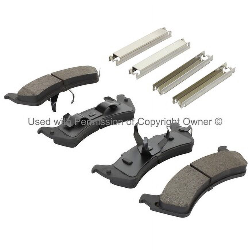 Mpa Electrical 1003-0667M Quality Built Disc Brake Pad Set   Black Series,