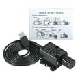 thumbnail image 3 of Bomba de agua DC sin escobillas, USB DC5V 2.4W / 2M / bomba de circulación para pecera / 100 ℃ Decdeal  Negro 2.4W, 3 of 7