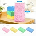 thumbnail image 2 of Soft Exfoliating Bath Sponge Bath Sponge Shower Sponge Soothing Body Sponge Shower Rub Tools Body Washing Loofah Cleaning Sponge Towel for Cleaning Exfoliating 4 Pieces, 2 of 6