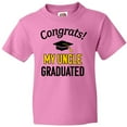 thumbnail image 3 of Inktastic Congrats My Uncle Graduated with Cap Youth T-Shirt, 3 of 5