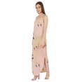thumbnail image 3 of Inkmeso Robe d'Été Aguichant Imprimée pour Femmes à Bretelles Spaghetti, Robe Maxi Décontractée de Plage et de Villégiature, 3 of 7