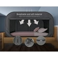 Skywin Bed Tent Twin Pop Up Privacy Tent for Twin Bed, Collapsible, Breathable, Light Reducing