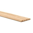 Split Oak Dowel Rods 3/4inch x 48inch, Pack of 10 Unfinished Fluted