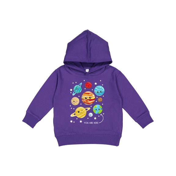Inktastic Cute Planets, Kawaii Planets, Space, Cosmos, Stars Toddler Hoodie