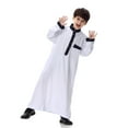 thumbnail image 6 of Boys Middle Muslim Pure Fashion Dresses And Long Topcoats Comfortable Blouse Button Down Flannel Shirt Plaid Tops Girl Boy Clothes Boys Girls Plaid Shirts, 6 of 9