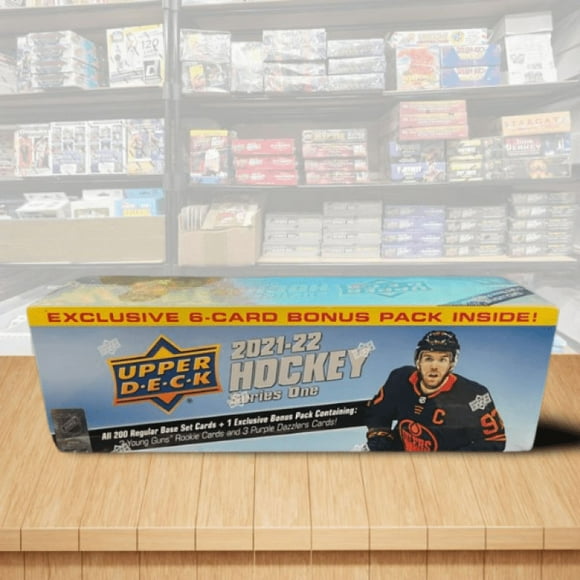 2021-22 Upper Deck Series 1 Hockey Complete Factory Set + Bonus Young Guns