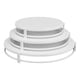 thumbnail image 1 of Juego de 3 soportes para tartas, plato de repostería de metal, moderno estante para tartas, almacenamiento sencillo para postres Blanco, 1 of 7
