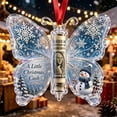 thumbnail image 4 of Christmas Cash Gift Butterfly Ornament,Money Holder Fillable Bulk Keepsake Envelopes Decor for Giving Tree Family with Built‑In Clear Compartment As A Festive Hanging That Hold Money,(Sky Blue), 4 of 7