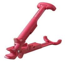 Soimiss Red Silicone Kitchen Hot Plate Gripper Clip Stainless Steel Anti Scalding Bowl Holder