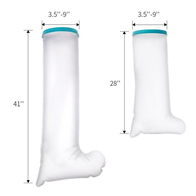 FAGINEY Bandage Protectors, 104cm Long Cast Cover Leg Cast Cover For Adult For Shower