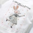 thumbnail image 4 of Baby Girl Rabbit Graphic Long Sleeve Cotton Hoodies, 4 of 7