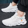 thumbnail image 5 of EKRBXA Knit No-Tie Sneakers, Lightweight Breathable Mesh Running Shoes, Non-Slip Comfort Casual Trainers with Wave Hollow Sole for Gym & Everyday Wear, 5 of 5