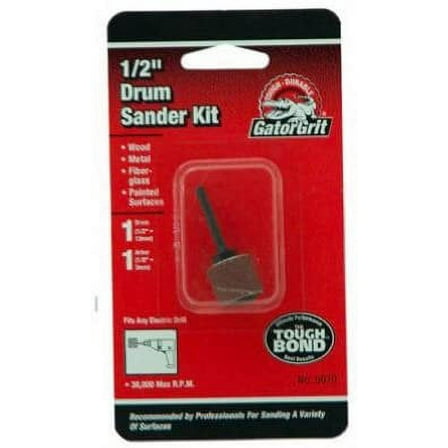 Ali Industries Drum Sander Kit - Rubber Mandrel Included - 12" x 12"