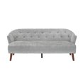 thumbnail image 4 of Leumius 73.6" 3-Seater Sofa, Modern Tufted Upholstered Couch Comfy Upholstered Sofa for Living Room, Apartment, Light Grey, 4 of 9