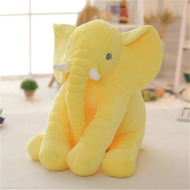 Everso Baby boy&girl Bedtime Plush Elephant Animated Stuffed Animal Toys-40CM-YELLOW - Walmart 