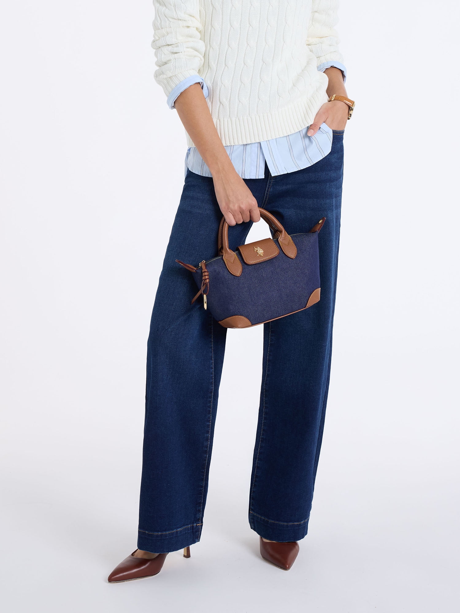 U.S. Polo Assn Women's Denim Legacy Crossbody