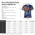 thumbnail image 4 of Naloa Colorful Fall Leaves Men's T-Shirt Sport T-shirt Men's Basic Tee Casual Men's Shirt, Round Neck, Short Sleeves - Large, 4 of 5