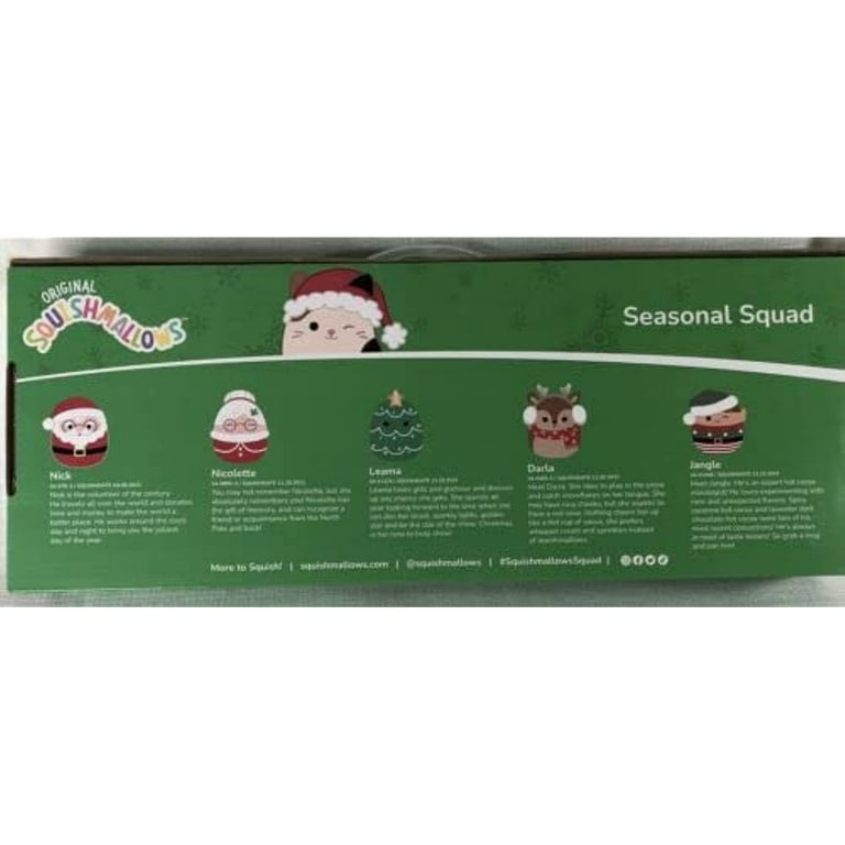 Christmas Holiday shops 4” Squishmallow Set 2022 Seasonal Squad