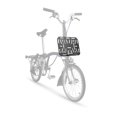 thumbnail image 4 of Folding Bike DIY Front Rack Bicycle Bag Base Adapter Integrated Aluminum Alloy Front Bracket for Bike Bag Easy Installation Bicycle Front Luggage Rack, 4 of 6