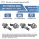 thumbnail image 5 of 4Pcs 17mm Car Wheel Nuts Bolts Flat Seat for PEUGEOT 206 308 3008 207, 5 of 5