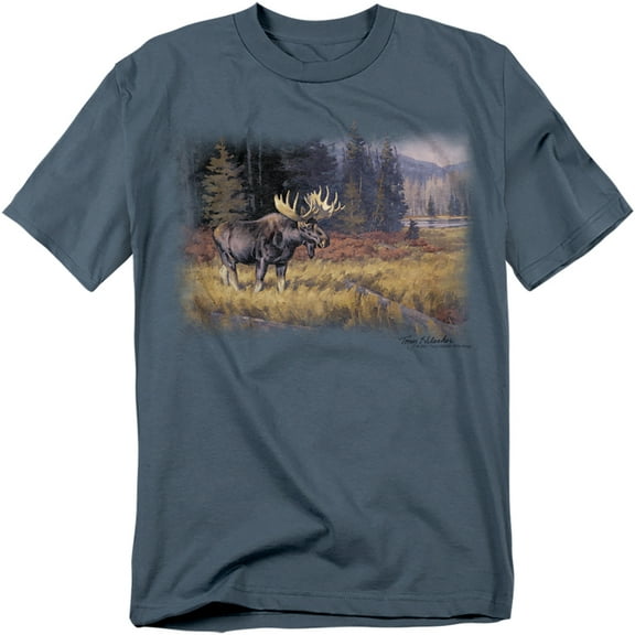 Wildlife T-Shirt October Moose Unisex Graphic Tee For Men & Women