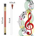 thumbnail image 3 of Bastón de conducción de música Afortunado mango de madera 2 uds, 3 of 5