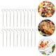 thumbnail image 4 of 20pcs Brochetas de acero inoxidable Bargadrones Bargadoras de carne Cocina Barbacovia Barbeyas Barbacoa reutilizable palitos, 4 of 5