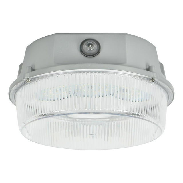 Luminaria Suburbana Pared Led Halo 28X19.7X9.4 Cm Gris