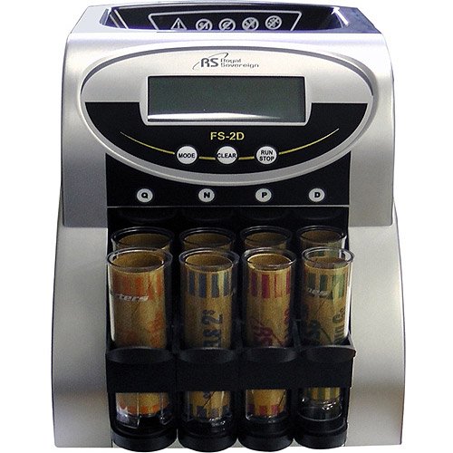 Royal Sovereign Digital 2 Row Coin Sorter, Sorts 312 coins/min