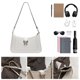 thumbnail image 1 of Monedero Clutch Tote Bolso Bowknot PU Cuero S Cierre para Mujer, 1 of 9